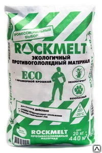 Фото Противогололедный материал Rockmelt (Рокмелт) ECO (ЭКО)