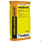 фото Weber.vetonit easy fix Клей для плитки и керамогранита 25кг