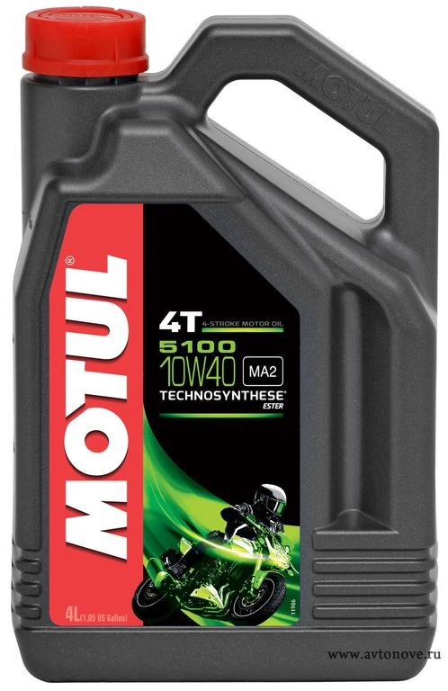 Фото Моторное масло MOTUL 5100 4T 10w40 (4л.) 104068