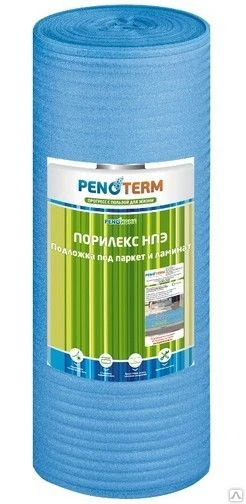 Фото Подложка под паркет и ламинат Порилекс НПЭ 2х1000х5000 мм