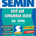 фото Клей для бумажных обоев SEM PAPIER