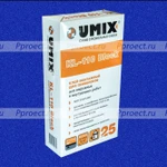 фото UMIX клей монтажный для блоков KL-110 25кг Завод Umix