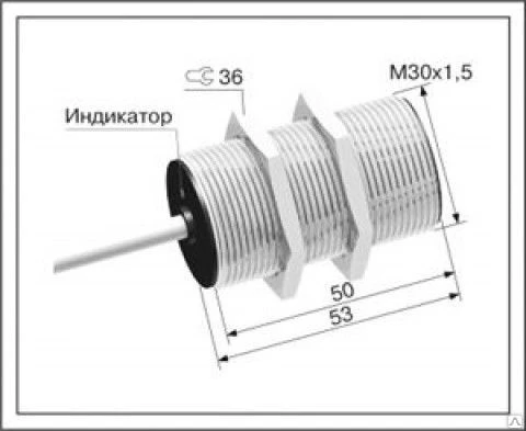 Фото Датчик ВБ2А.30М.53.10.1.1.К, шт
