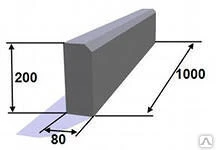 Фото Бордюрный камень БР100.20.8
