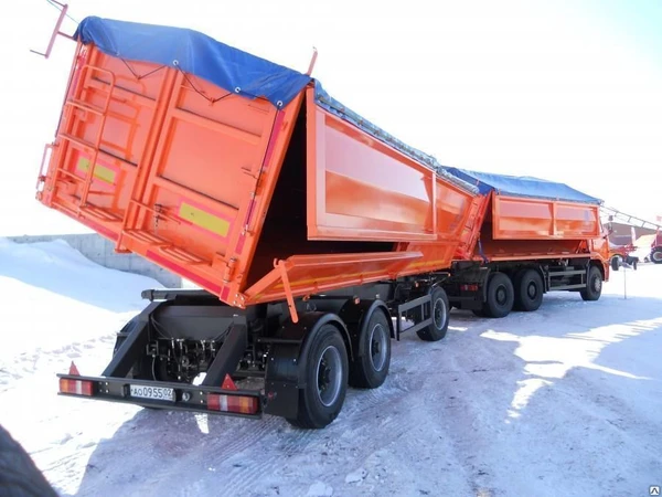 Фото Автомобильные полога на самосвальные грузовики