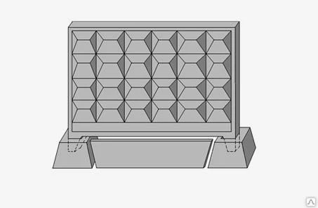 Фото Бетонный забор П-6в панель