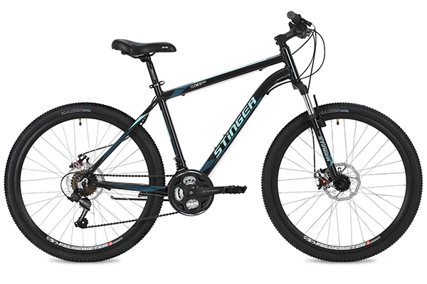 Фото Велосипед STINGER ELEMENT D черный 26"/20" disc