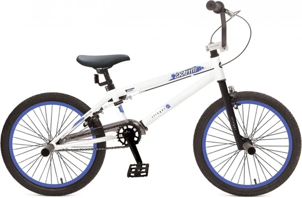 Фото Велосипед STINGER GRAFFITI BMX белый 20"/10"