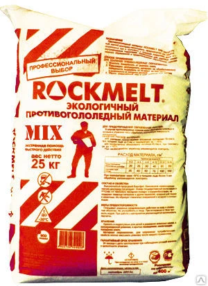 Фото Антигололедный реагент "ROCKMELT MIX"