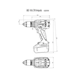 Фото №2 Шуруповерт аккумуляторный BS 18 LTX Impuls Set 3х4.0 Metalock Metabo 602191960