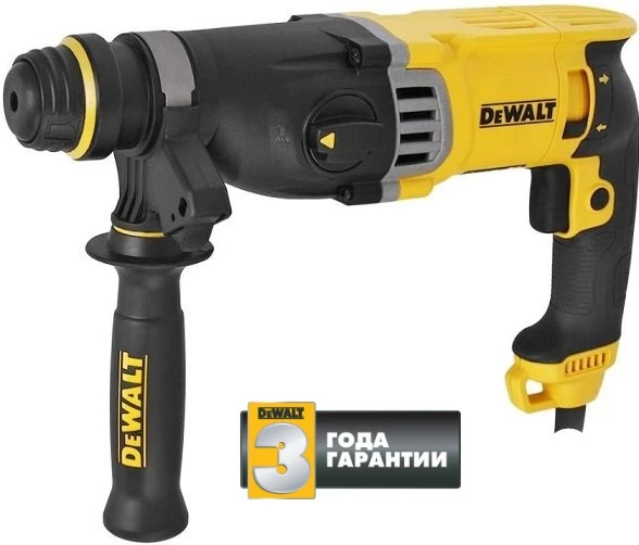 Фото Электрический перфоратор 900 Вт DeWalt D25143K-KS / 3.2 Дж, 3 режима