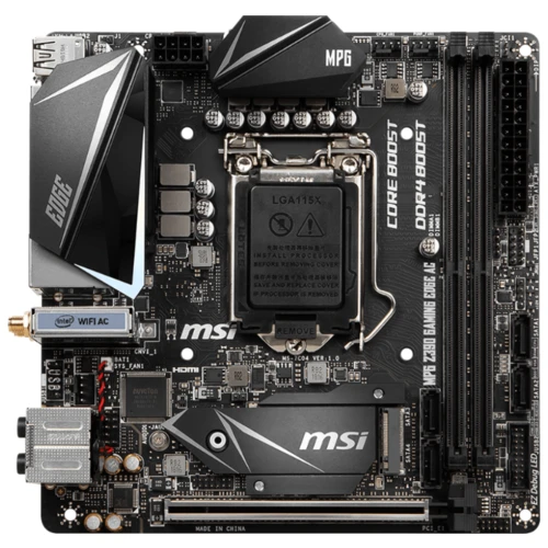 Фото Материнская плата MSI MPG Z390I