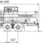 фото АЦ-11 Камаз 65115-3082-23