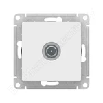 фото Механизм розетки schneider electric tv atlas design оконечный 1db, белый atn000191 1240164