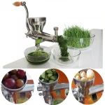 Фото №4 Соковыжималка ручная шнековая AKITAJP wheatgrass juicer manual SS сок витграсс из трав, зелени, ростков пшеницы, домашняя механическая в Москве