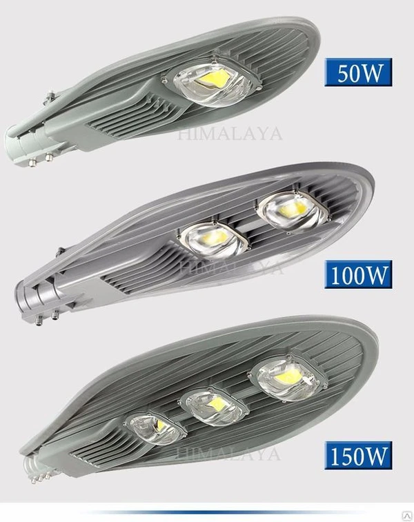 Фото Уличный светодиодный прожектор 50-100-150 W, консольный