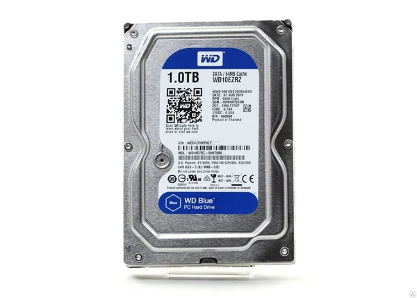 Фото Жёсткий диск 3.5" 1Tb Western Digital Caviar Blue (WD10EZRZ)