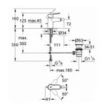 фото Смеситель для биде Grohe BauEdge 23331000