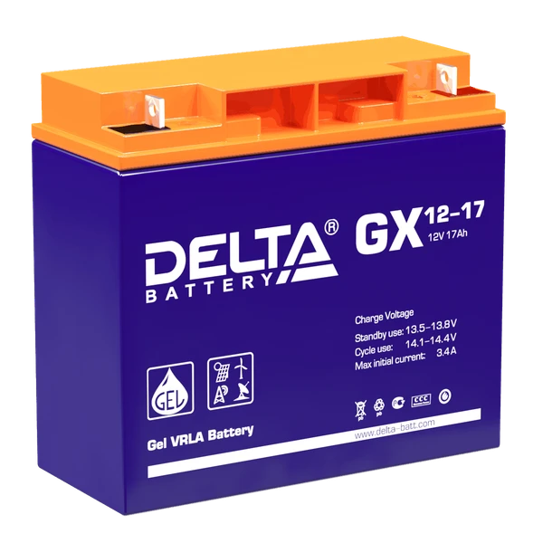 Фото Аккумулятор Delta GX 12-17