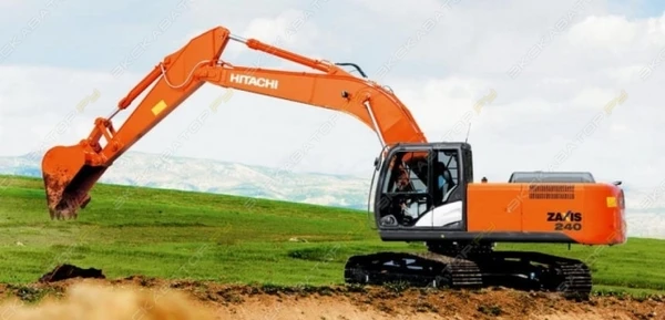 Фото Аренда гусеничного экскаватора Hitachi ZX240-5G, Москва