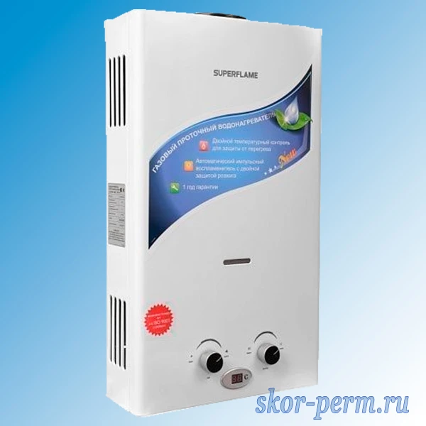 Фото Колонка газовая SUPERFLAME SF0120 (10 л)