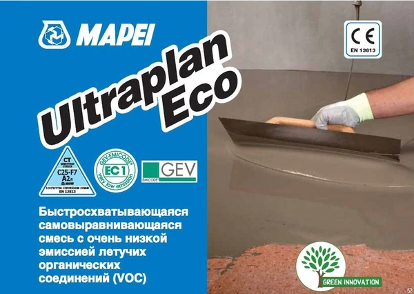 Фото Самонивелирующая смесь для пола Ultraplan Eco