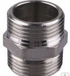 фото Бочонок GENERAL FITTINGS переходной, никелированная латунь, 1/2"-1