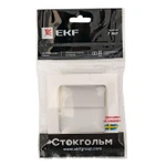 Фото №4 Рамка 1-м Стокгольм бел. PROxima EKF EXM-G-302-10