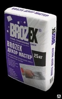 Фото Штукатурка Декор Мастер "BROZEX", серая, 25кг.