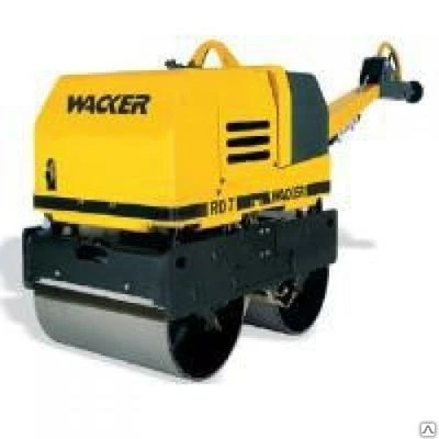 Фото Виброкаток ручной двухвальцовый Wacker Neuson RD 7H-ES - дизельный дв. HATZ