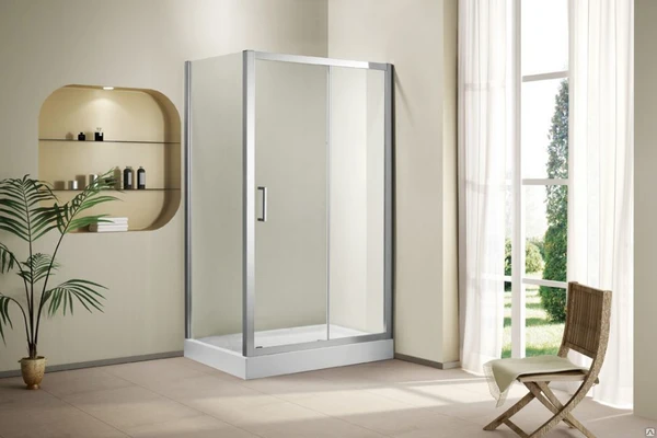 Фото Душевой уголок Cezares Porta 150x80 см текстурное стекло PORTA-AH-11-150/80