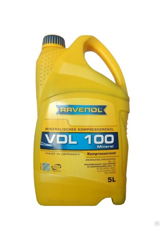 Фото Масло компрессорное VDL 100 5л (4шт) 00677 Ravenol