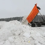 фото Уборка снега - Услуги самосвала