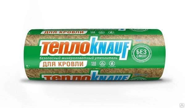 Фото МИНЕРАЛЬНАЯ ВАТА ТЕПЛОKNAUF ДЛЯ КРОВЛИ, 50 ММ