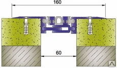 Фото Деформационные швы накладные шириной 50 мм для пола (2)