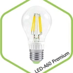 фото Лампа светодиодная LED-A60-PREMIUM 10Вт 160-260В Е27 4000К 900Лм прозр. ASD