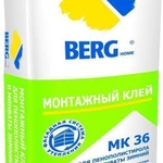 фото Клей монтажный МК35 д/пенопол. и мин.ваты ВЕRGhome 25кг /48шт/пал/