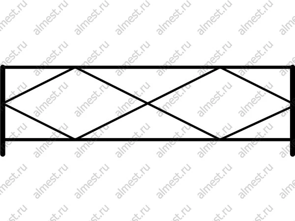 Фото Ограждение газонное AB-5002