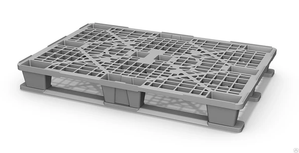 Фото Облегченный полимерный поддон на трех полозьях 1200х800мм