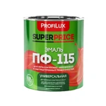 фото Эмаль ПФ-115 белая глянцевая 0,9кг Profilux Superprice