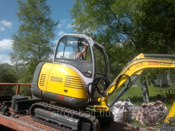 Фото Аренда мини-экскаватора Wacker Neuson 2,6 тн