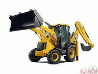 Фото Аренда, услуги экскаватора погрузчика JCB