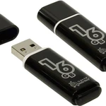 фото Флэш-диск 16GB Smart Buy Glossy/Dash белая,черная USB 2.0