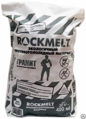 Фото Противогололедный материал RockMelt Гранитная крошка