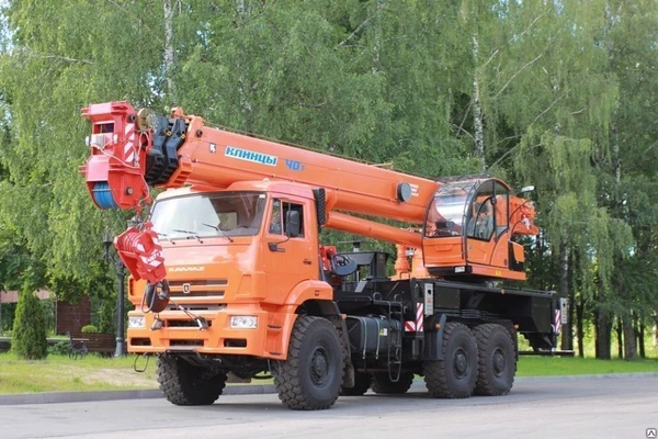 Фото КС 65719-5К автокран с доп. противовесами (КАМАЗ-65222)