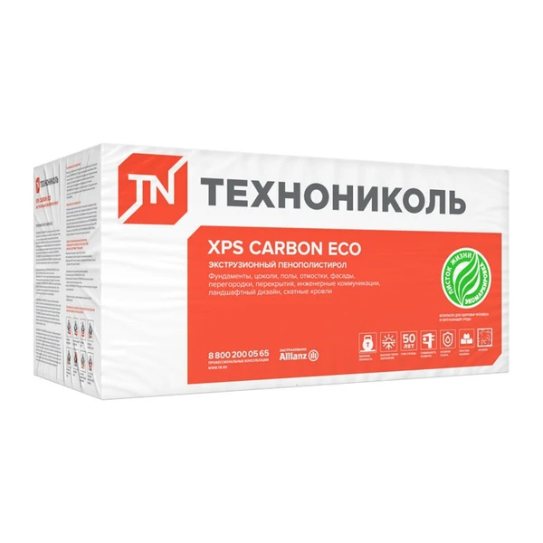 Фото Пенополистирол XPS CARBON ECO (1180*580*30) 13шт. 8,8972м2 (0,266916м3) Технониколь