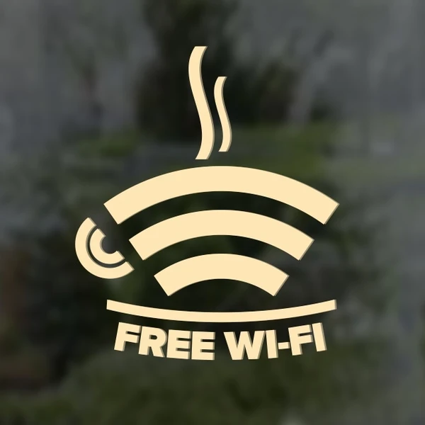 Фото Наклейка «FREE Wi-Fi»