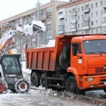 фото Вывоз снега и снежно-ледяных образований на снежный полигон