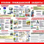 фото Стенд "Уголок гражданской защиты"