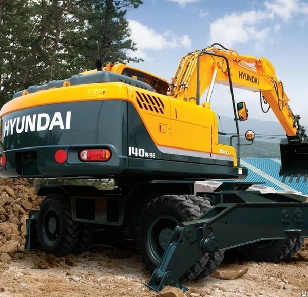 Фото Экскаватор колесный Hyundai R140R-9S ковш 0,58 куб.м